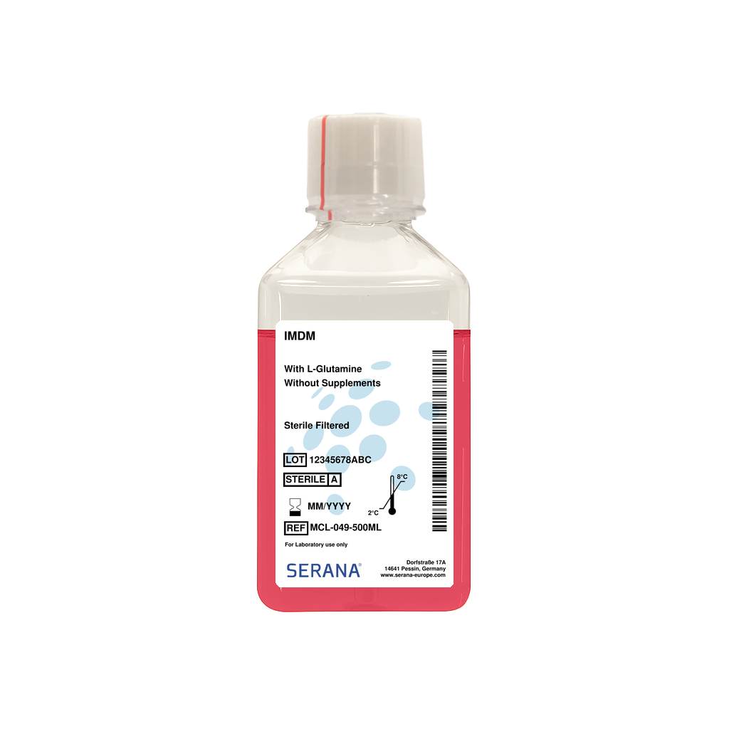 IMDM, Sterile Filtered, 500 ml