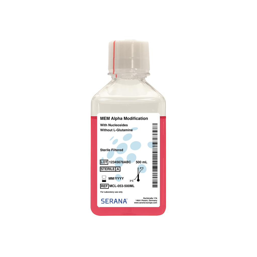 MEM Alpha Modification, Sterile Filtered, 500 ml