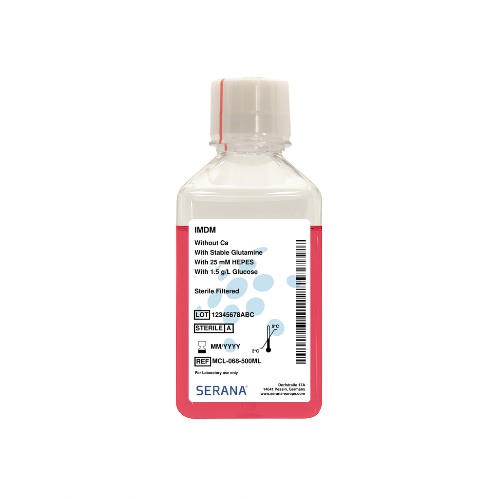 Iscove's Modified Dulbecco's Medium (IMDM), Sterile Filtered, 500 ml