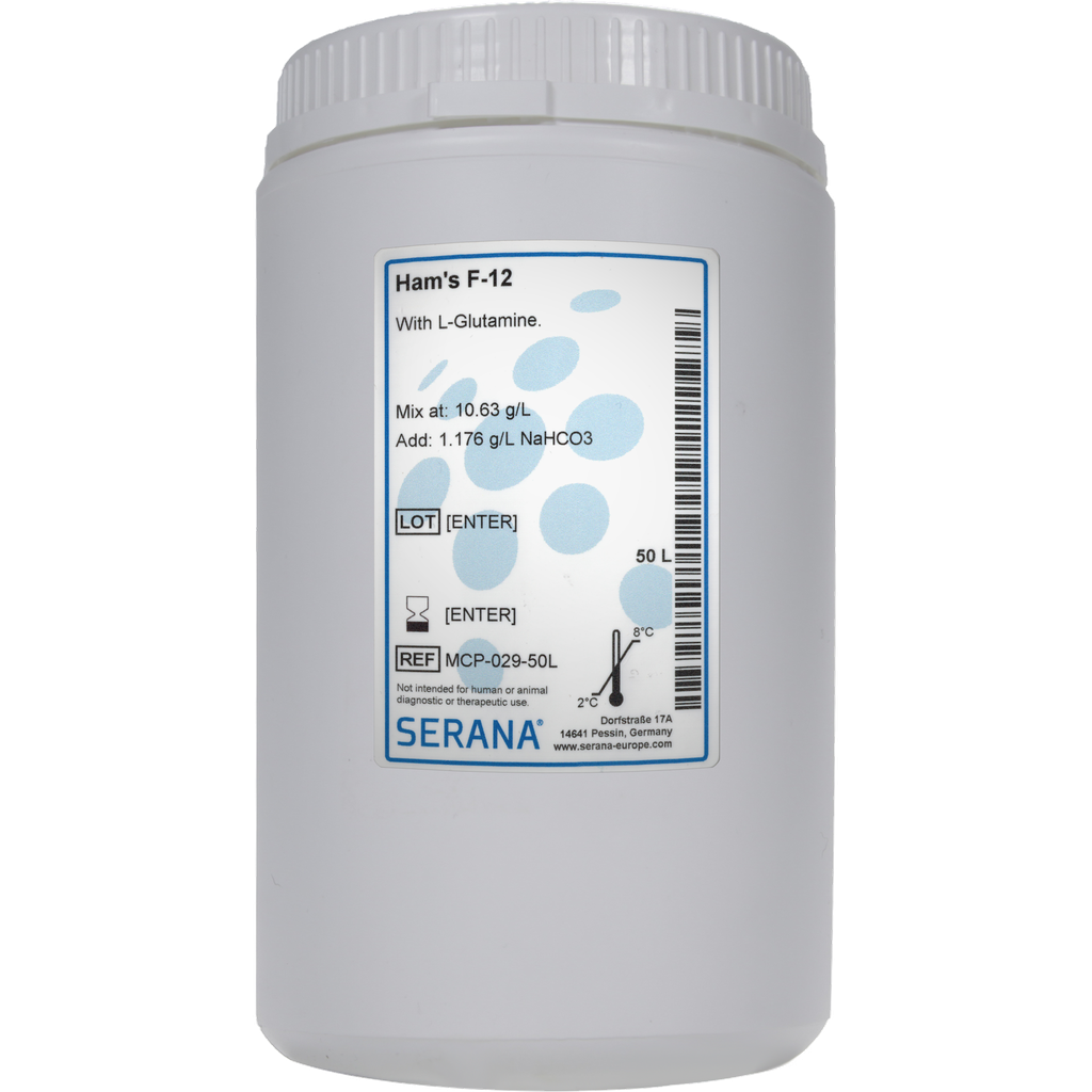 Ham's F-12, Powder, makes 50 L