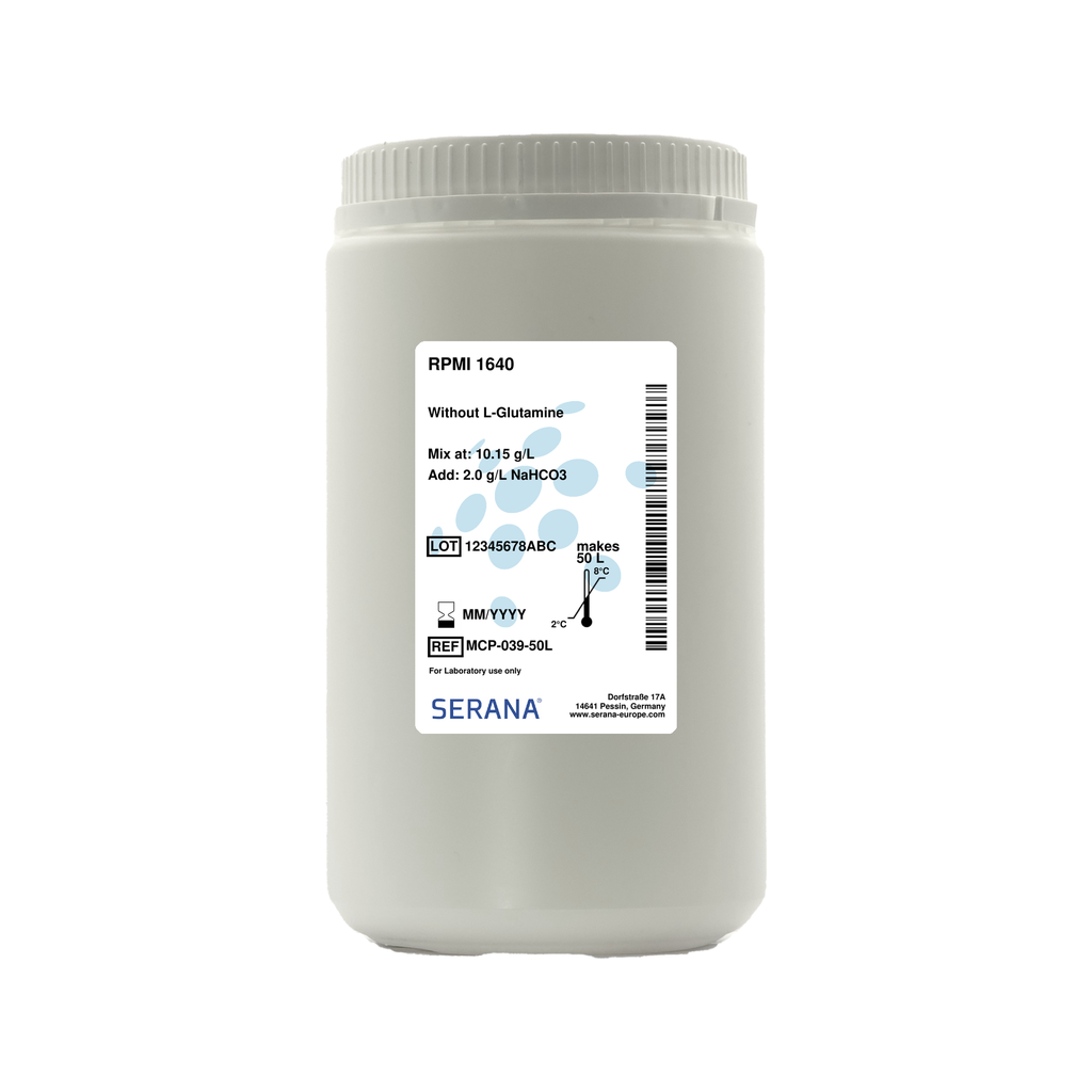 RPMI 1640, Powder, makes 50 L