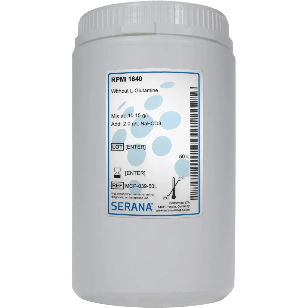 RPMI 1640, Powder, makes 50 L