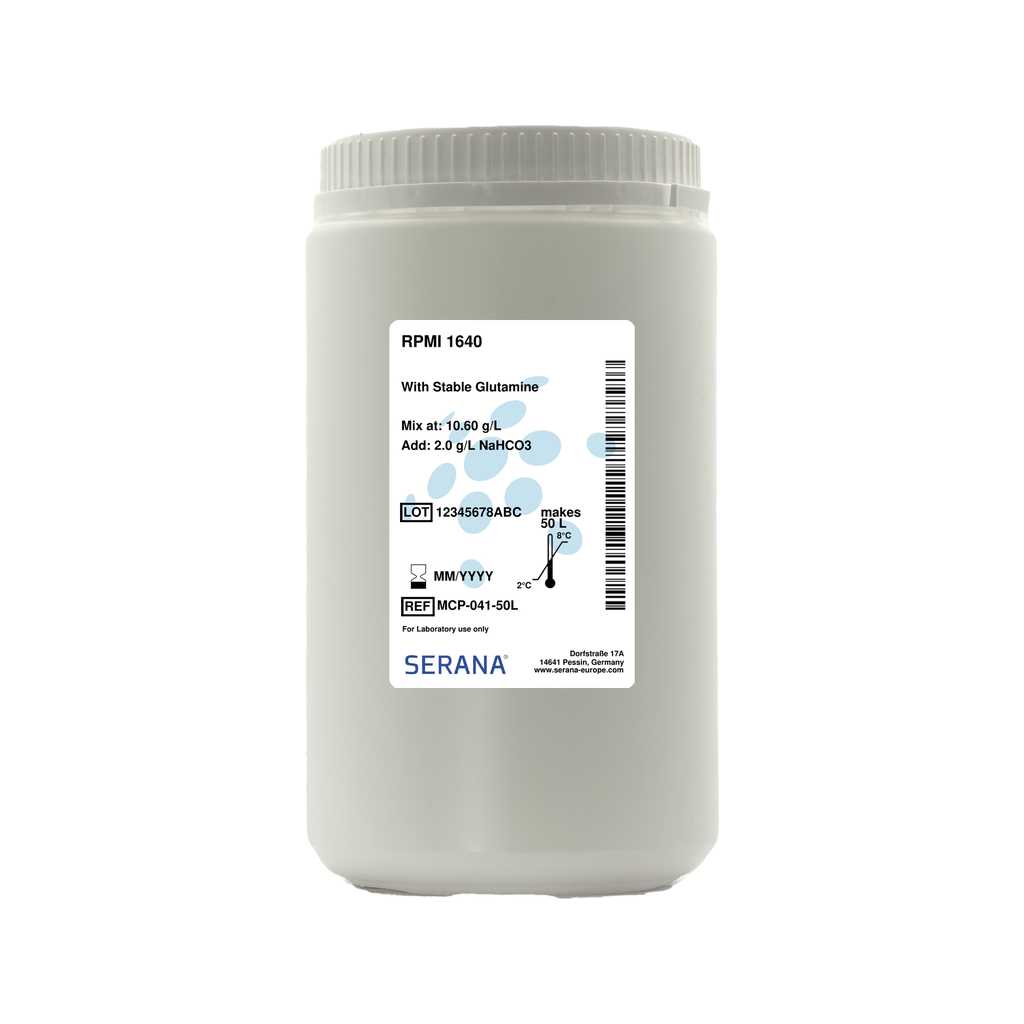 RPMI 1640, Powder, makes 50 L