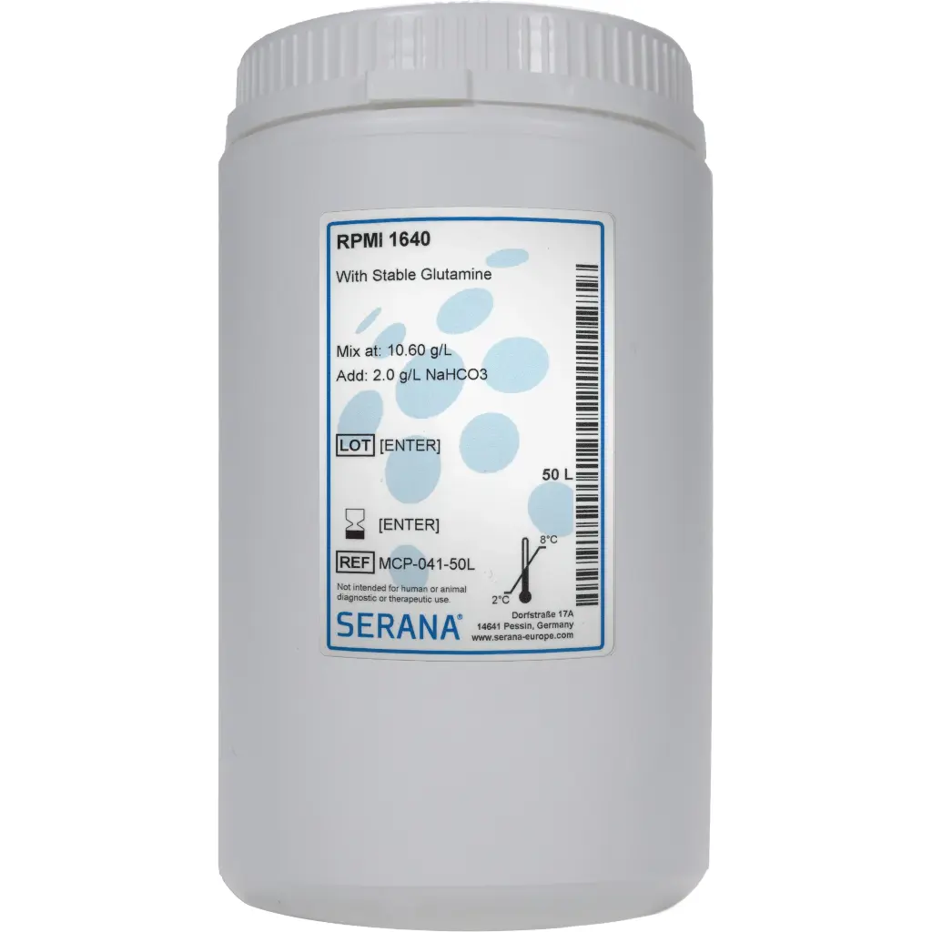 RPMI 1640, Powder, makes 50 L