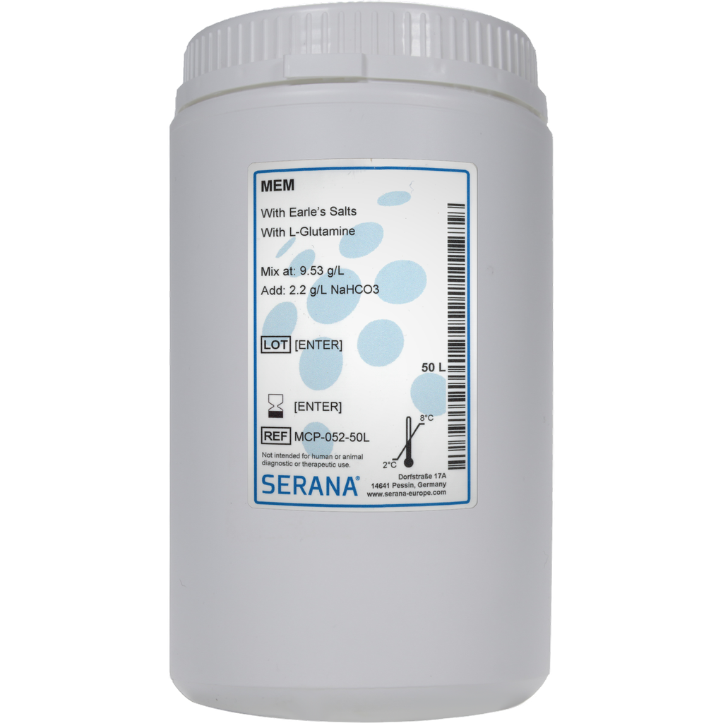 Minimal Essential Medium (MEM), Powder, makes 50 L