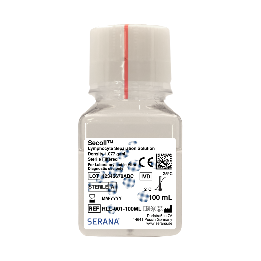 Secoll™ Lymphocyte Separation Media, Sterile Filtered, 100 ml