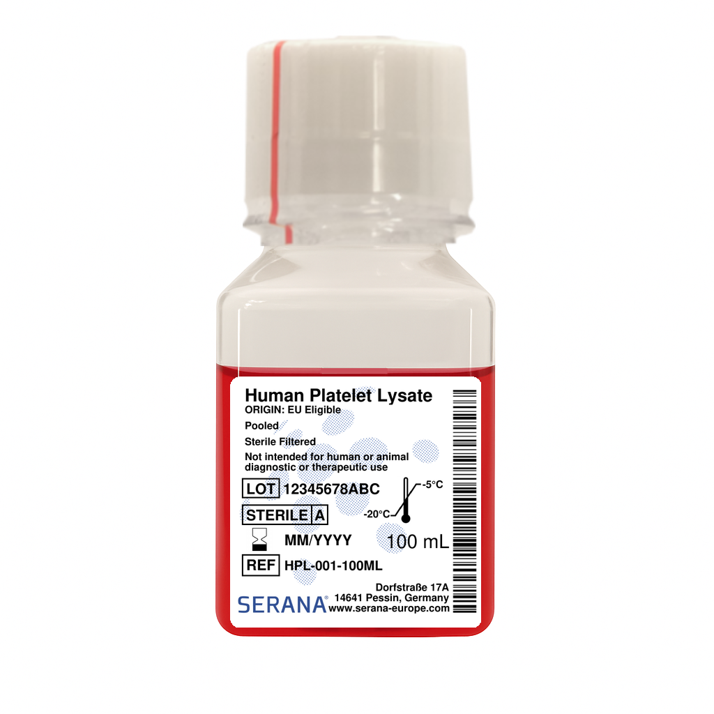 Human Platelet Lysate, Sterile Filtered, 100 ml