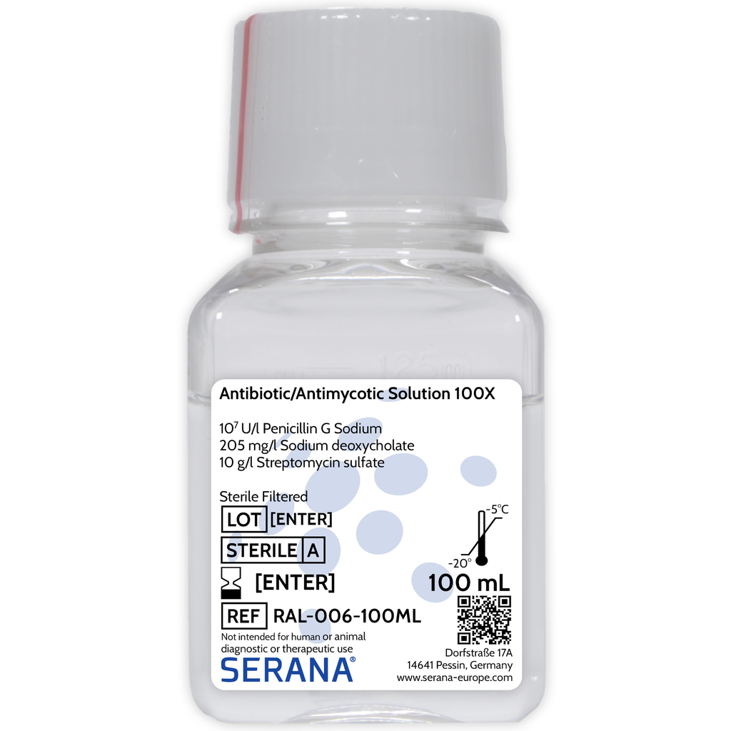 Antibiotic/Antimycotic Solution (100x), Sterile Filtered, 100 ml