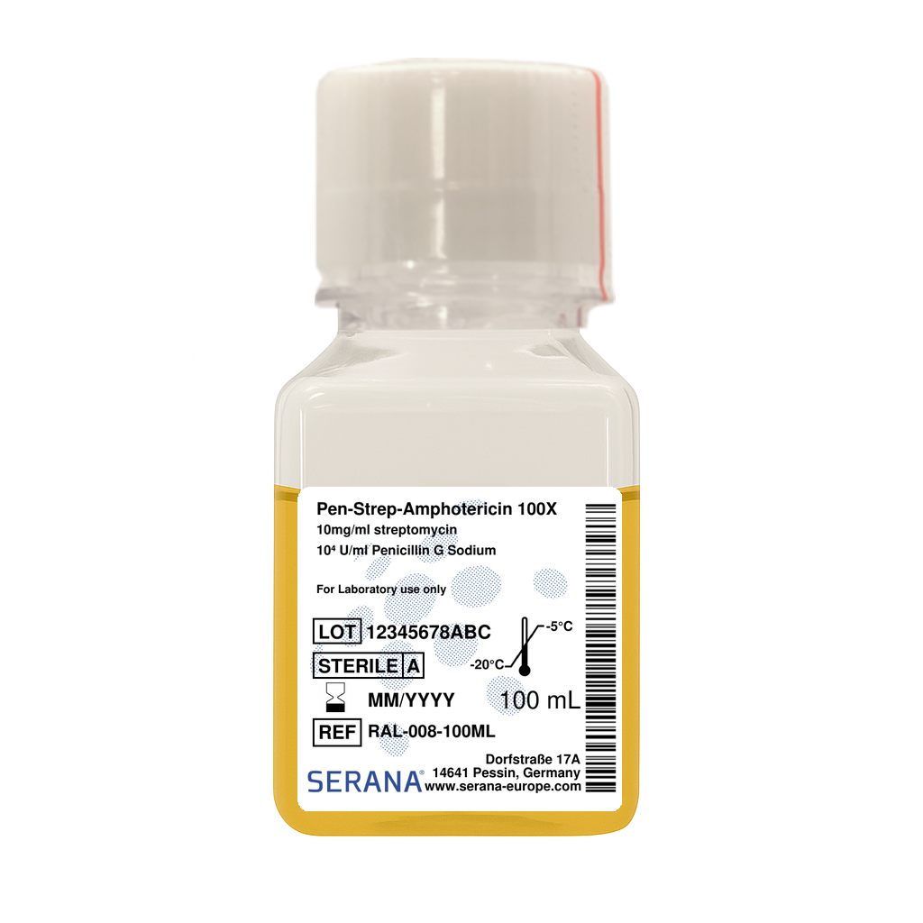 Penicilin Streptomycin Amphotericin (100X), Sterile Filtered, 100 ml