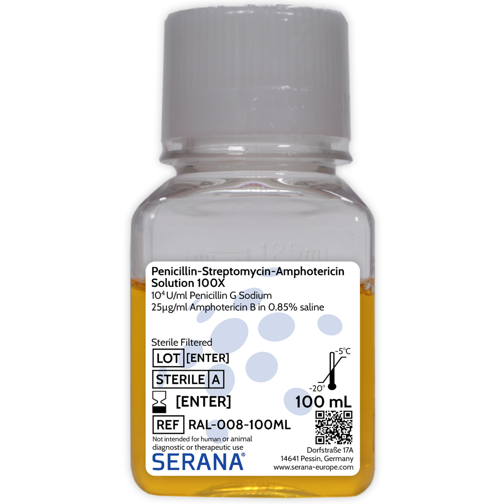 Penicilin Streptomycin Amphotericin (100X), Sterile Filtered, 100 ml