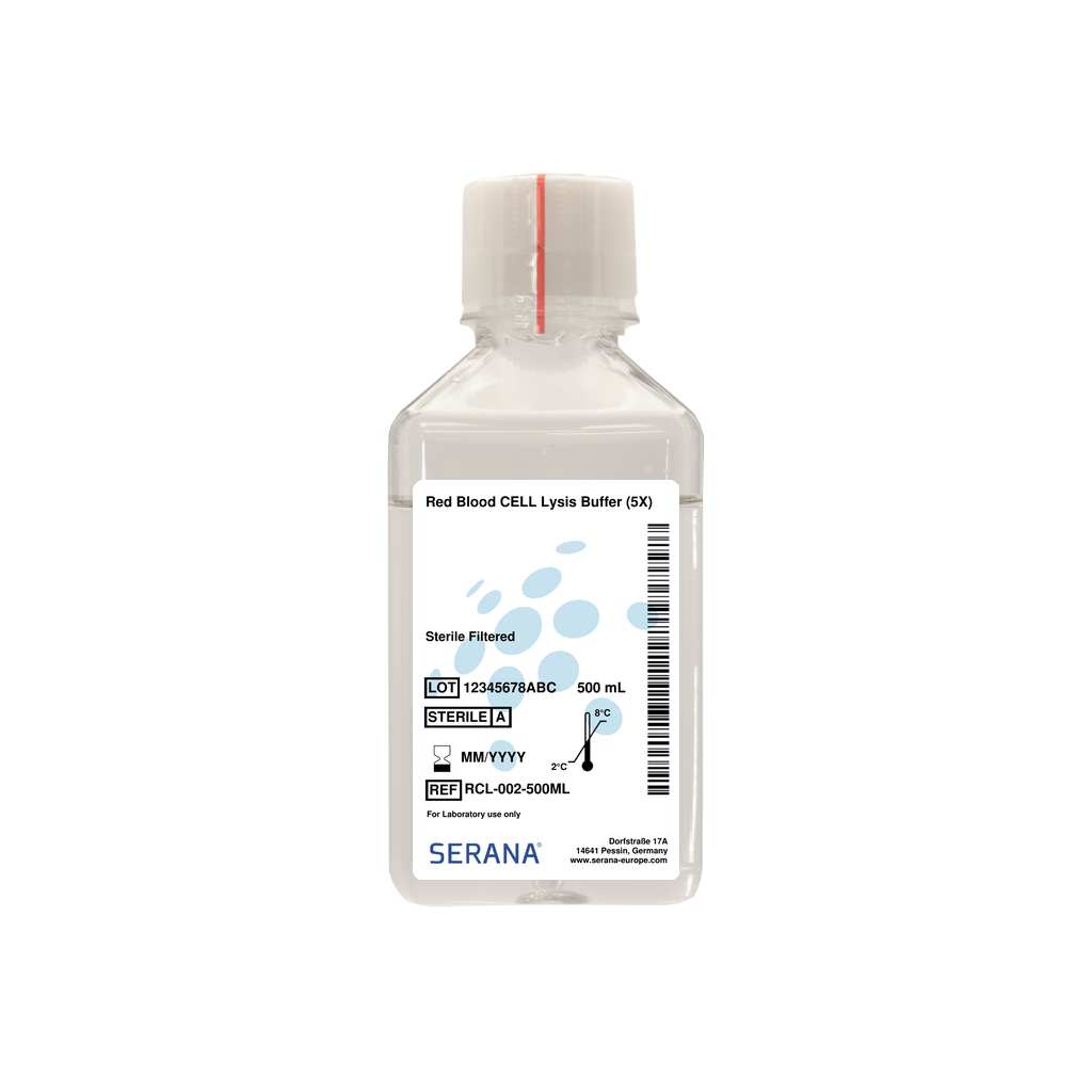 Red Blood Cell Lysis Buffer (5X), Sterile Filtered, 500 ml