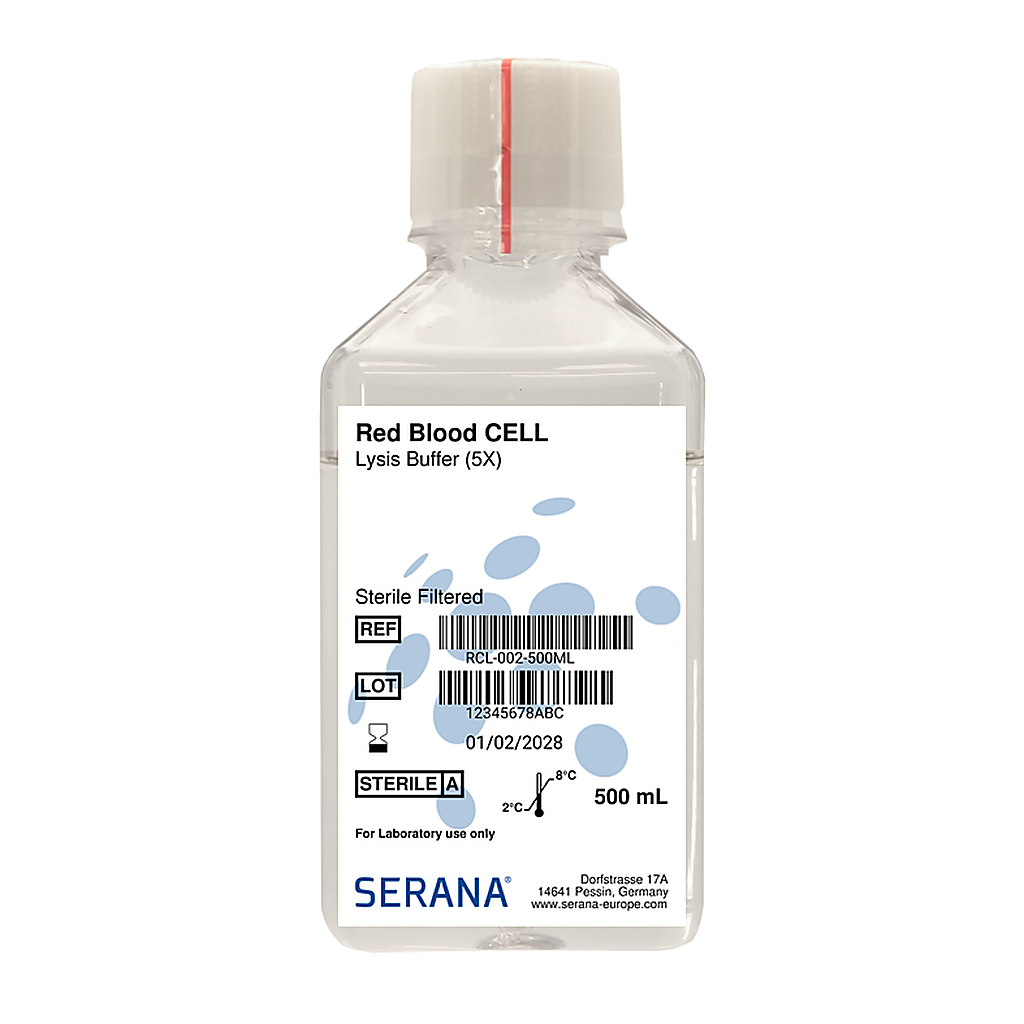 Red Blood Cell Lysis Buffer (5X), Sterile Filtered, 500 ml
