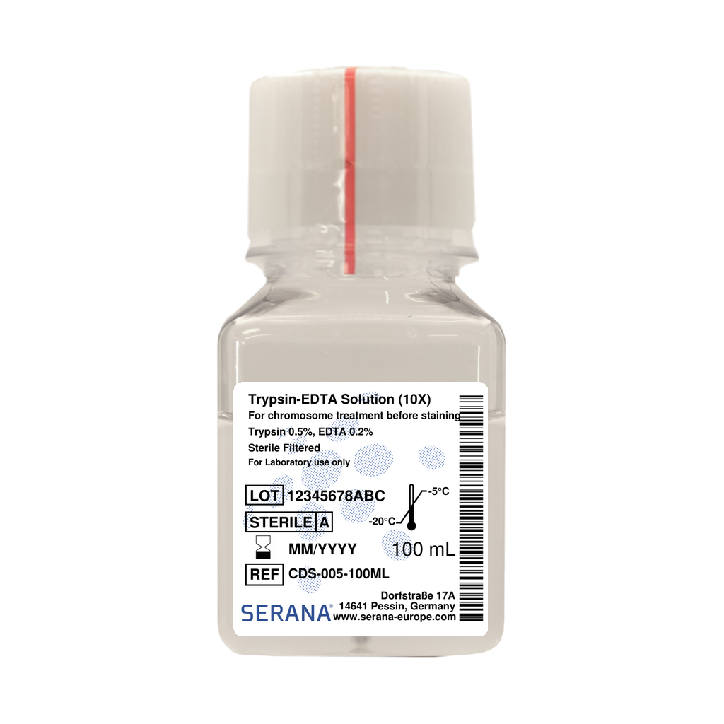Trypsin-EDTA Solution, Sterile Filtered, 100 ml