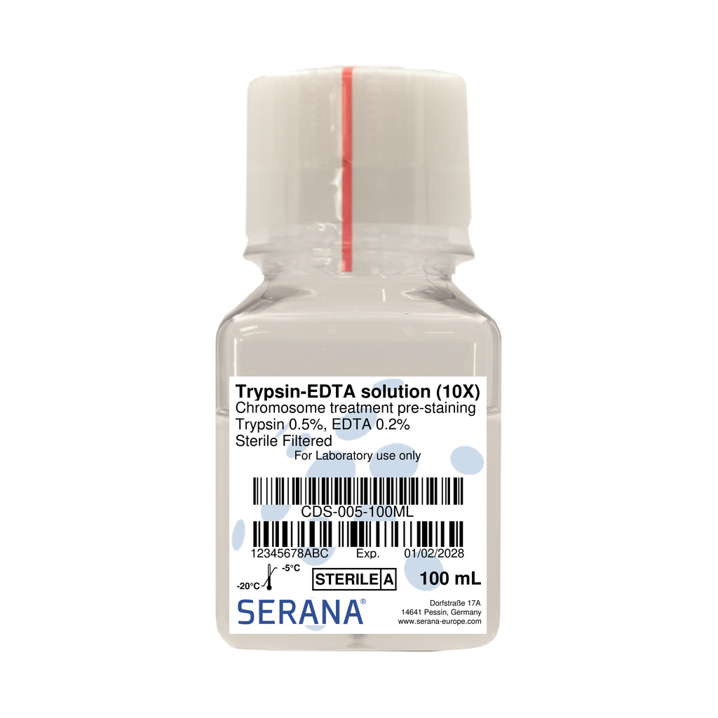 Trypsin-EDTA Solution, Sterile Filtered, 100 ml