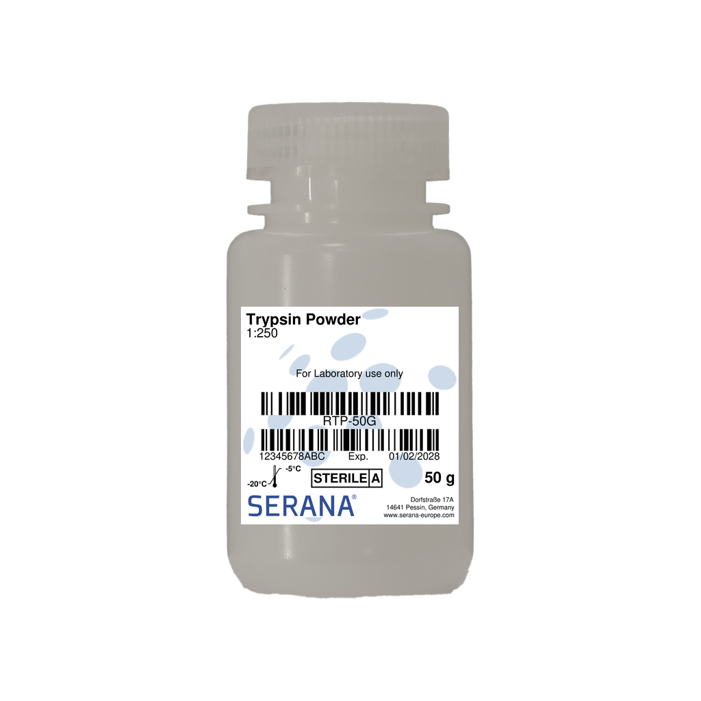 Trypsin Powder, 1:250, Powder, 50 g