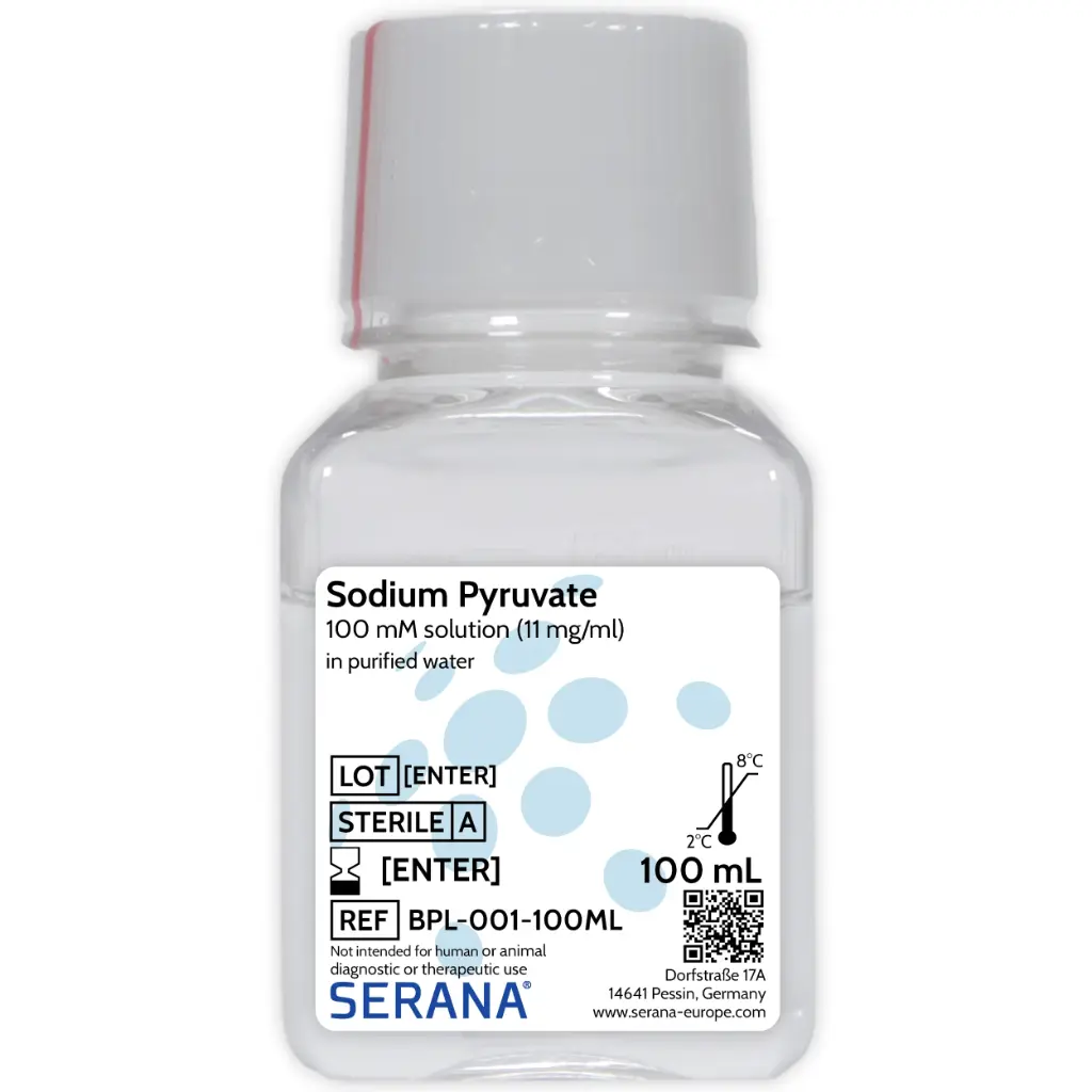 Sodium Pyruvate Solution, Sterile filtered, 100 ml