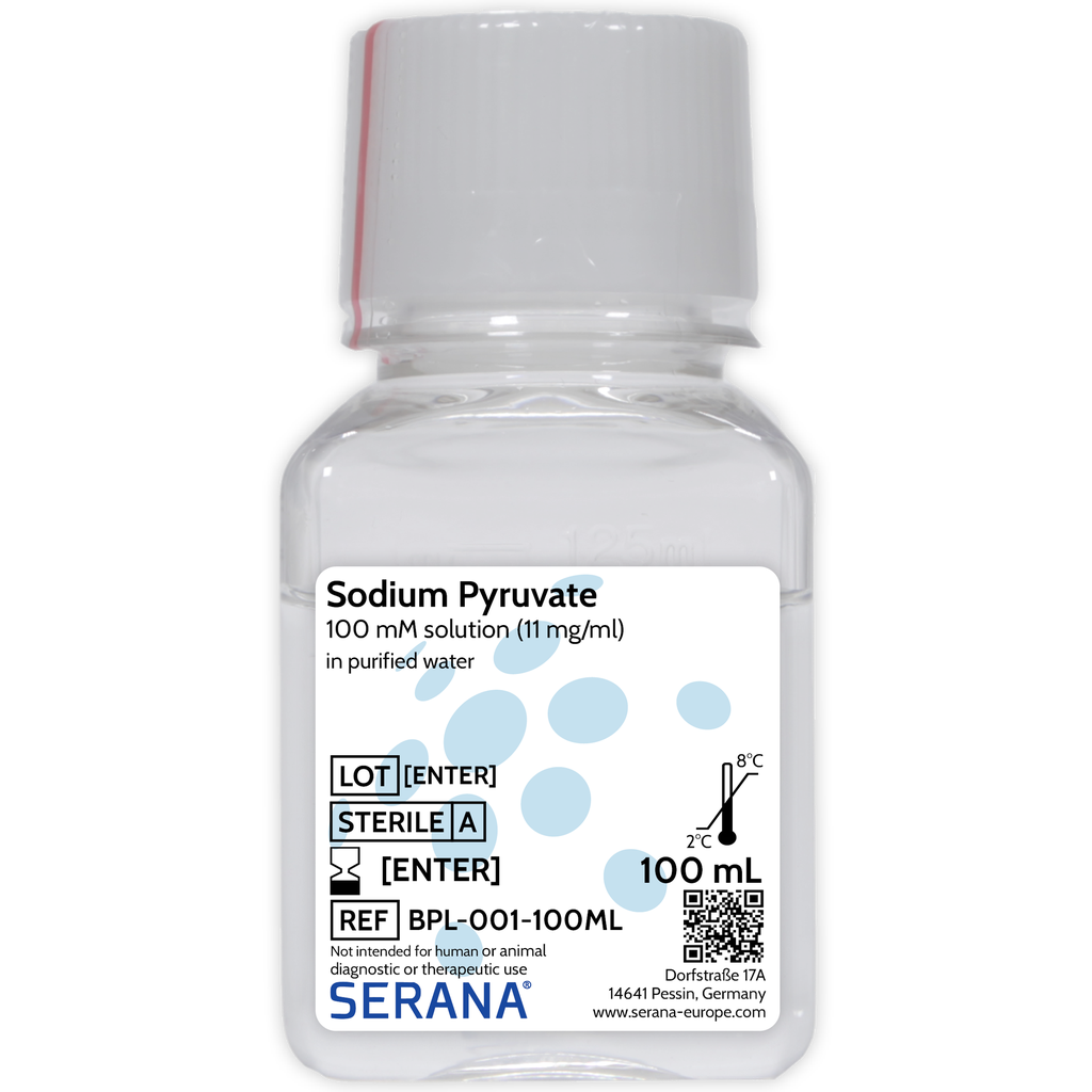 Sodium Pyruvate Solution, Sterile filtered, 100 ml