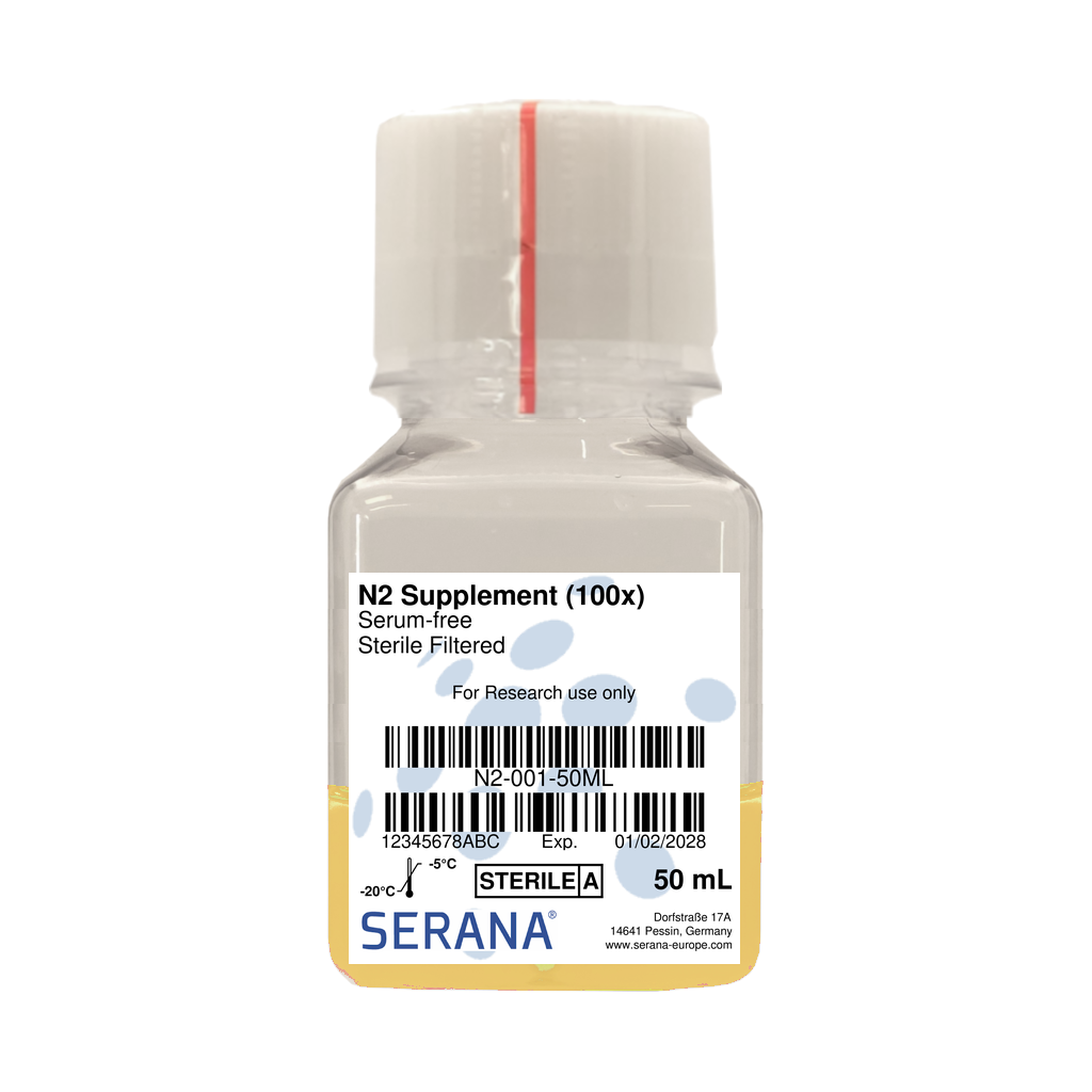 N2 Supplement (100X), Sterile filtered, 50 ml