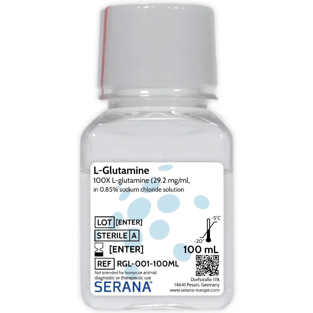 L-Glutamine Solution (100X), Sterile filtered, 100 ml