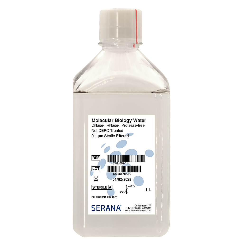 Water for Molecular Biology, Sterile filtered, 1 L