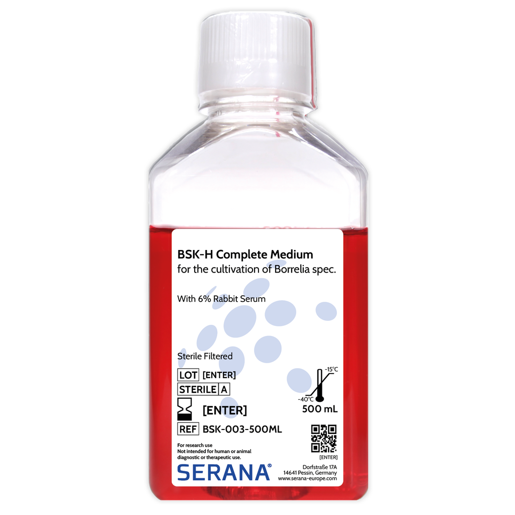BSK-H Complete Medium, Sterile Filtered, 500 ml