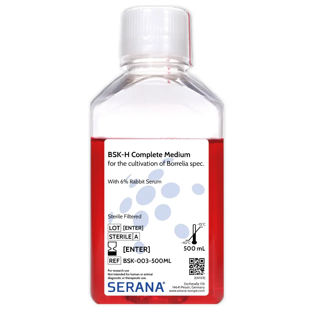 BSK-H Complete Medium, Sterile Filtered, 500 ml