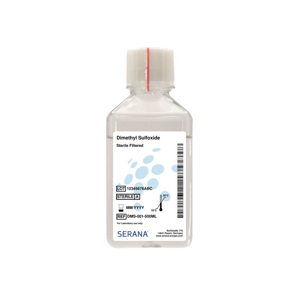 Dimethyl Sulfoxide, Sterile Filtered, 500 ml