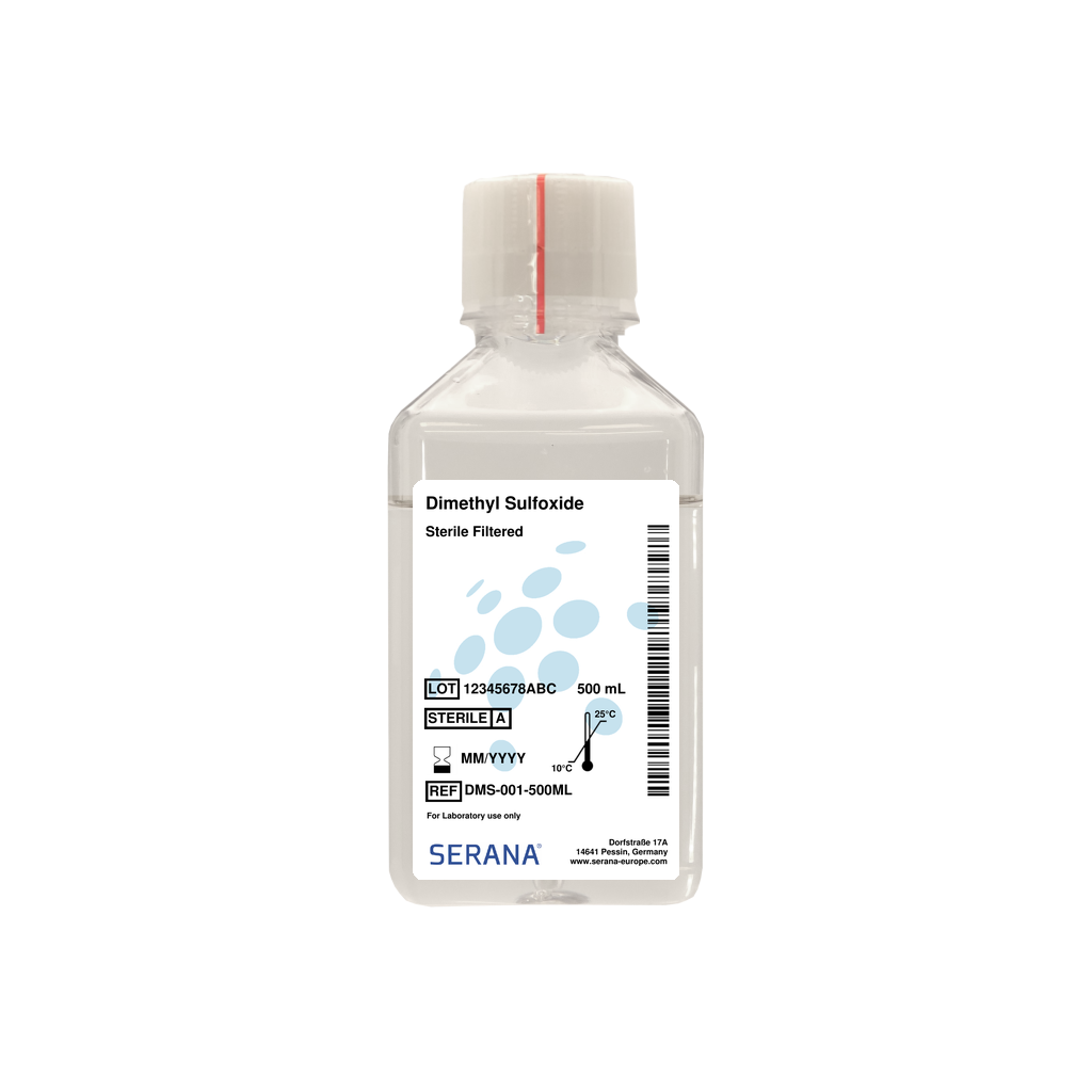 Dimethyl Sulfoxide, Sterile Filtered, 500 ml