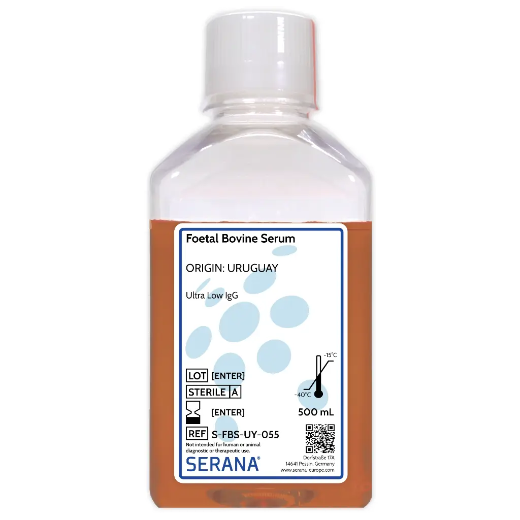 Fetal Bovine Serum, Paraguay, Ultra Low IgG, 500 ml