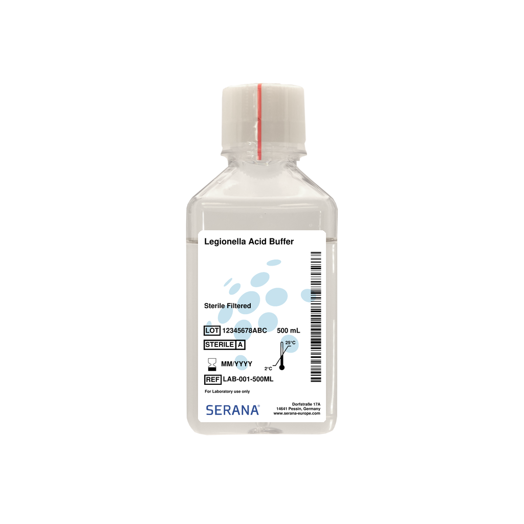 Legionella Acid Buffer, Sterile Filtered, 500 ml