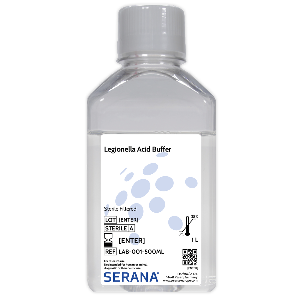 Legionella Acid Buffer, Sterile Filtered, 500 ml