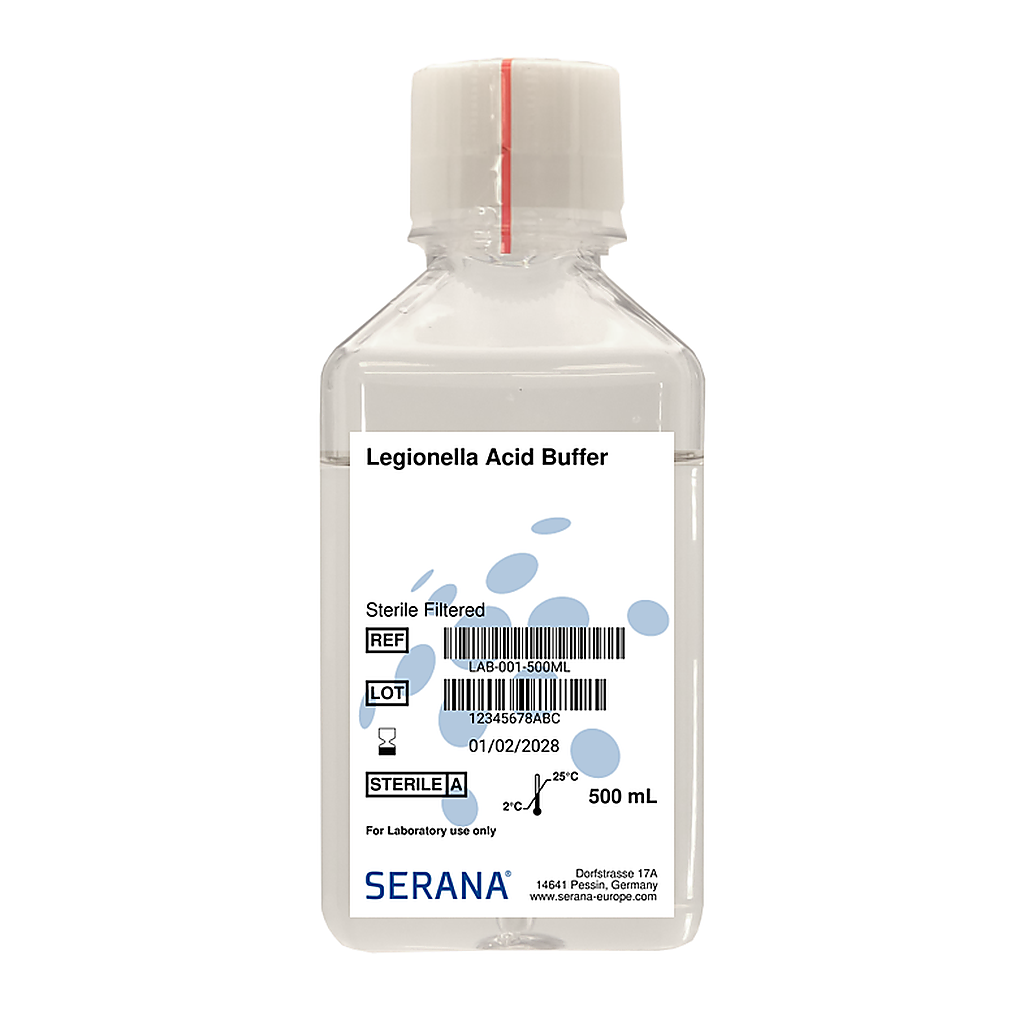 Legionella Acid Buffer, Sterile Filtered, 500 ml