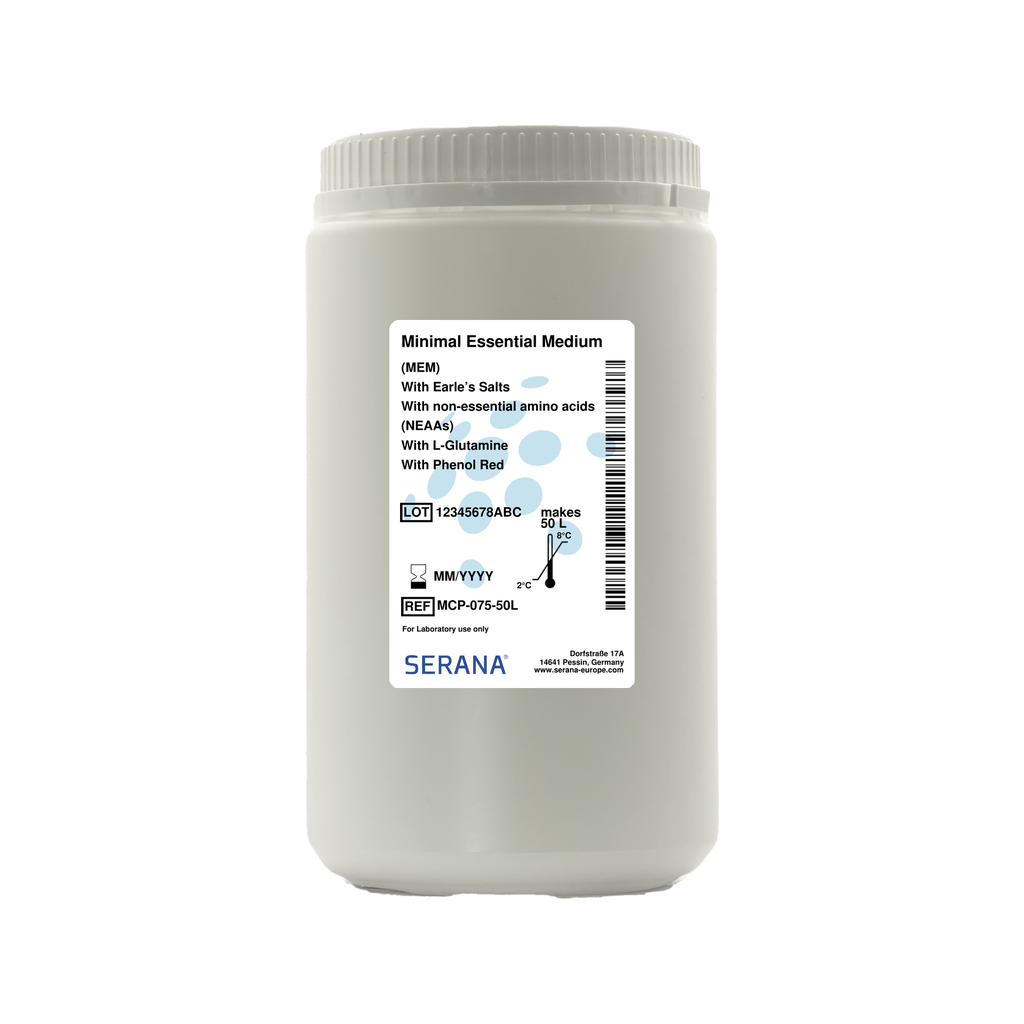 Minimal Essential Medium (MEM), Powder, makes 50 L