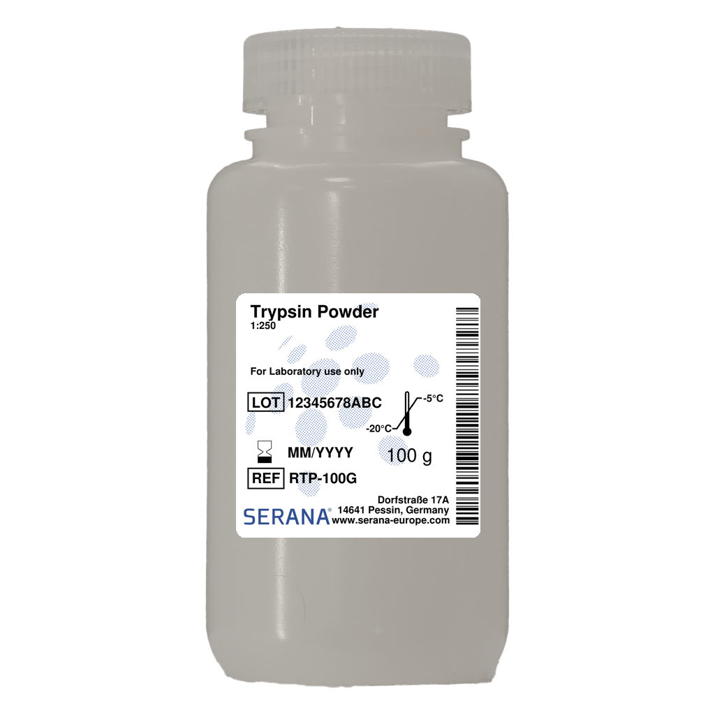 Trypsin Powder, 1:250, Powder, 100 g 