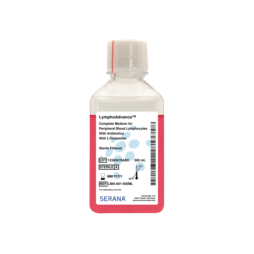LymphoAdvance™ Media, Sterile Filtered, 500 ml