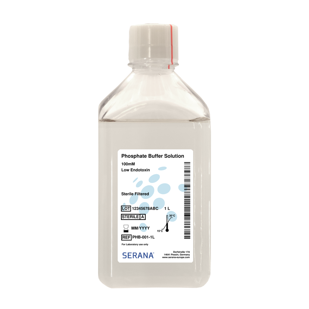 Phosphate Buffer Solution 100mM, Sterile Filtered, 1 L 