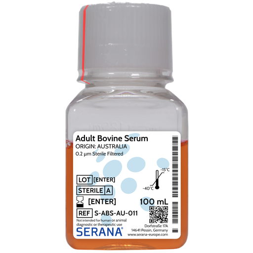 [S-ABS-AU-011] Adult Bovine Serum, Australia, Sterile Filtered, 100 ml