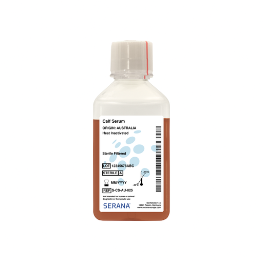 [S-CS-AU-025] Calf Serum, Australia, Heat Inactivated, 500 ml