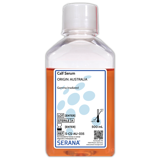 [S-CS-AU-035] Calf Serum, Australia, Gamma Irradiated, 500 ml