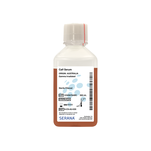 [S-CS-AU-035] Calf Serum, Australia, Gamma Irradiated, 500 ml