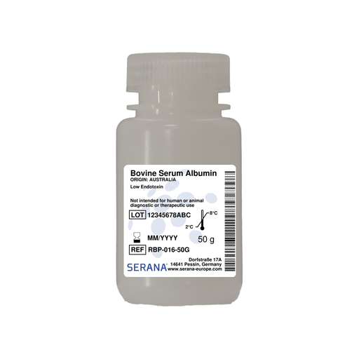 [RBP-016-50G] Bovine Serum Albumin, Australia, Powder, 50 g