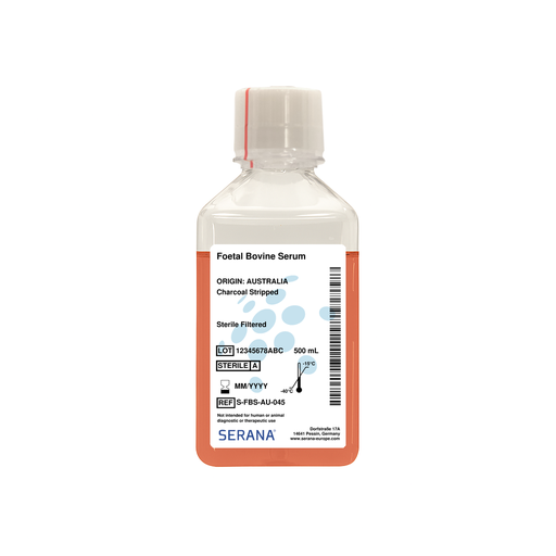 [S-FBS-AU-045] Fetal Bovine Serum, Australia, Charcoal Stripped, 500 ml