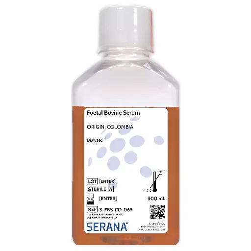 [S-FBS-CO-065] Fetal Bovine Serum, Colombia, Dialysed, 500 ml