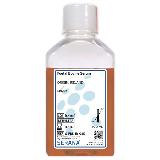 [S-FBS-IR-065] Fetal Bovine Serum, Ireland, Dialysed, 500 ml