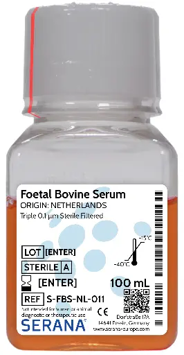 [S-FBS-NL-011] Fetal Bovine Serum, Netherlands, Sterile Filtered, 100 ml