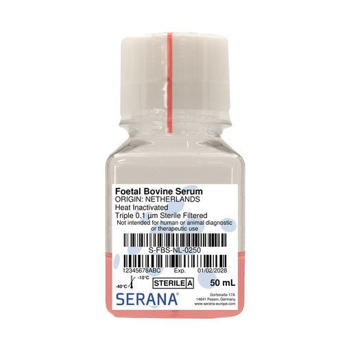 [S-FBS-NL-0250] Fetal Bovine Serum, Netherlands, Heat Inactivated, 50 ml