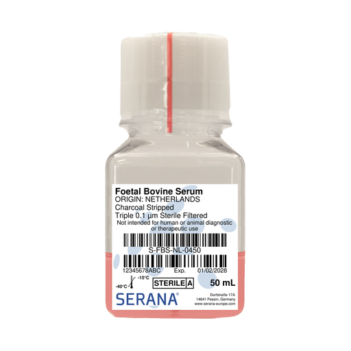 [S-FBS-NL-0450] Fetal Bovine Serum, Netherlands, Charcoal Stripped, 50 ml