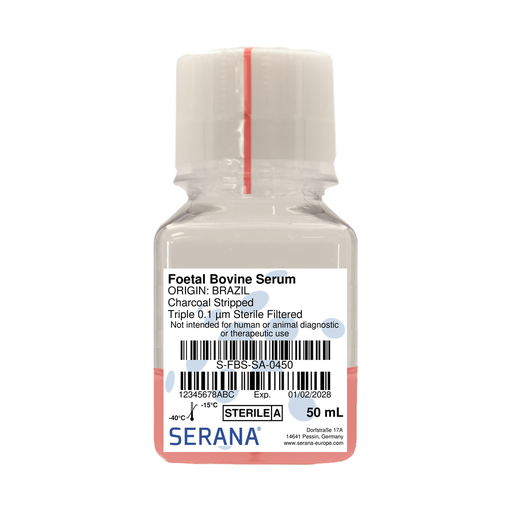 [S-FBS-SA-0450] Fetal Bovine Serum, Brazil, Charcoal Stripped, 50 ml