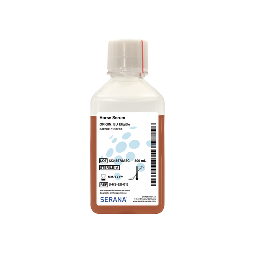 [S-HS-EU-015] Horse Serum, EU Approved, Sterile Filtered, 500 ml