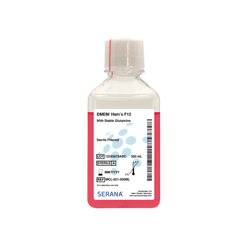[MCL-021-500ML] DMEM / Ham's F-12, Sterile Filtered, 500 ml
